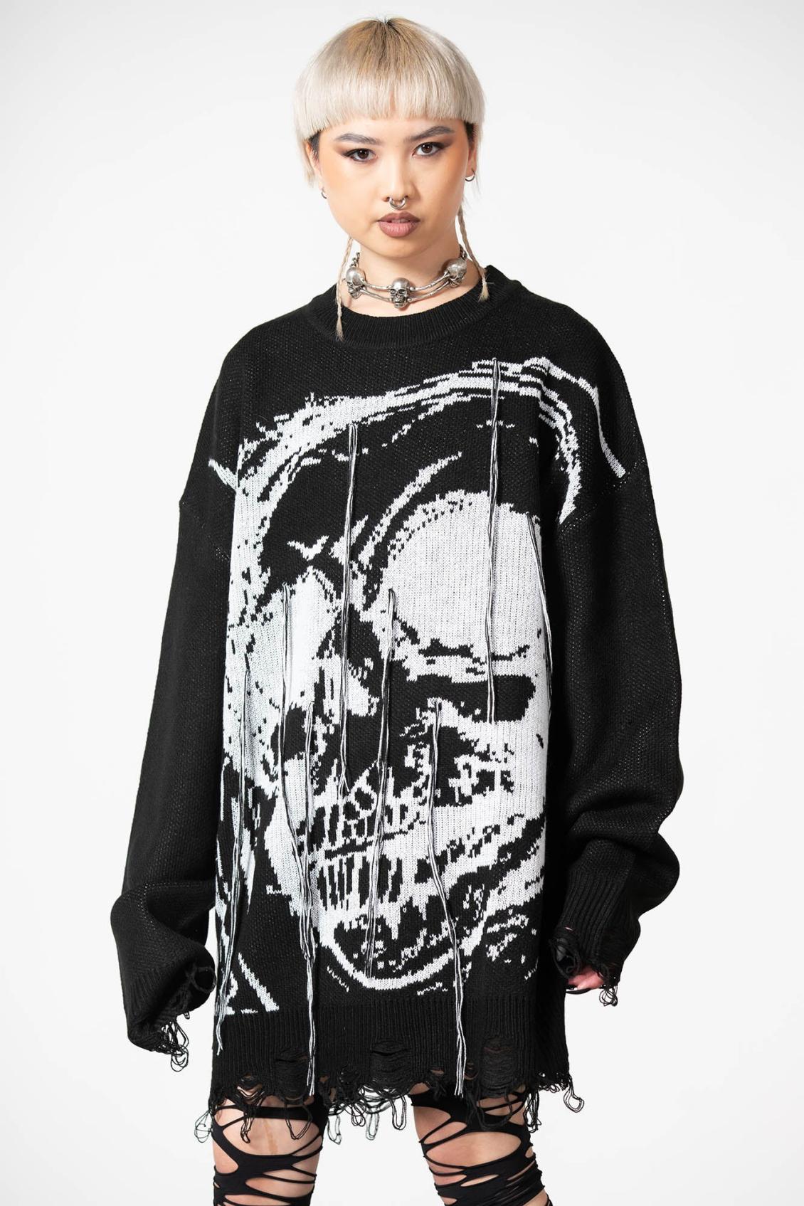 Women Sweaters | Killstar Ruined Relic Knit Sweater