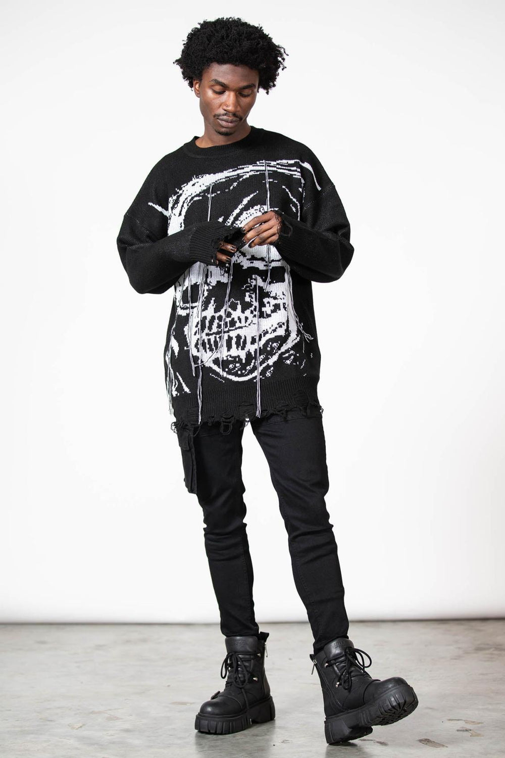 Women Sweaters | Killstar Ruined Relic Knit Sweater