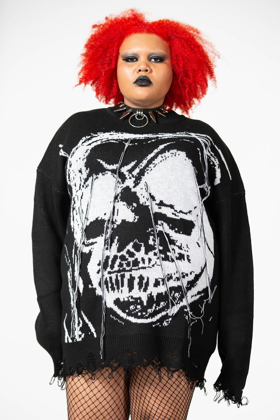 Women Sweaters | Killstar Ruined Relic Knit Sweater