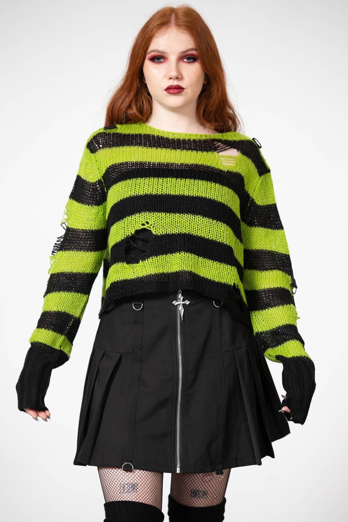 Women Sweaters | Killstar Slugs N&#039; Snails Knit Sweater