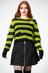 Women Sweaters | Killstar Slugs N&#039; Snails Knit Sweater