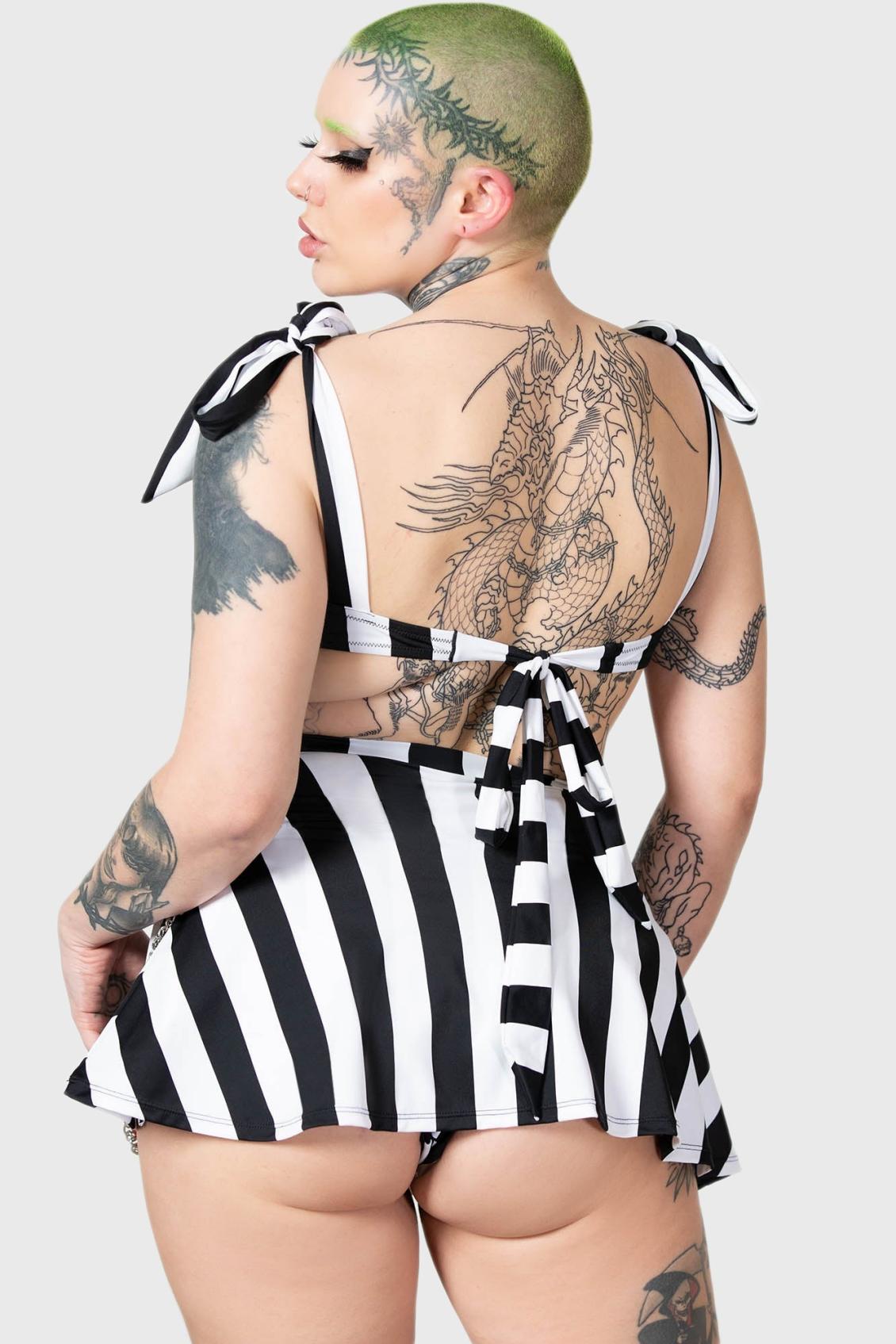 Women Swim | Killstar Pantha's Prowl Swim Skirt