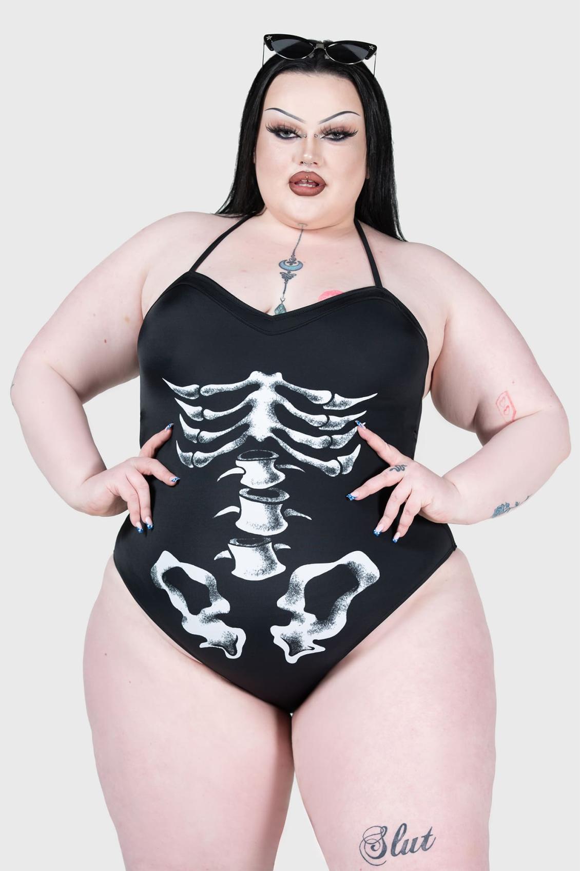 Women Swim | Killstar Show Your Bones Swimsuit