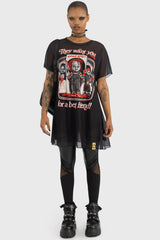 Women T-Shirts &amp; Vests | Killstar I&#039;m Your Friend To The End Longline Top