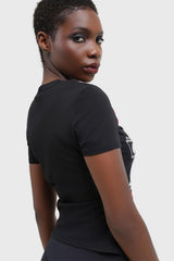 Women T-Shirts &amp; Vests | Killstar Dante&#039;s Inferno Fitted T-Shirt