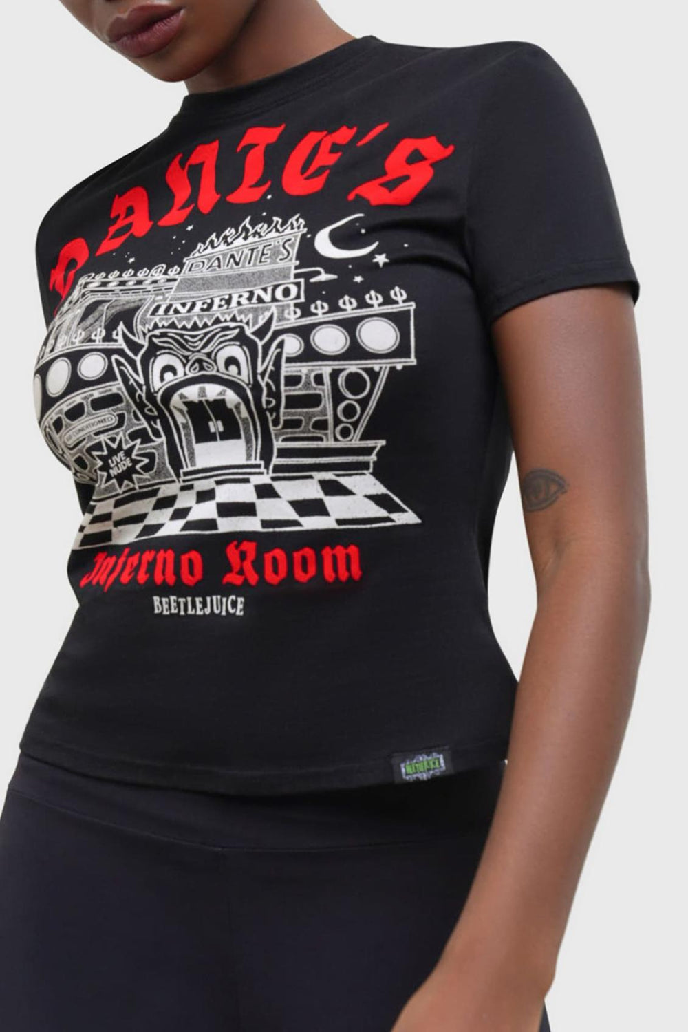 Women T-Shirts &amp; Vests | Killstar Dante&#039;s Inferno Fitted T-Shirt