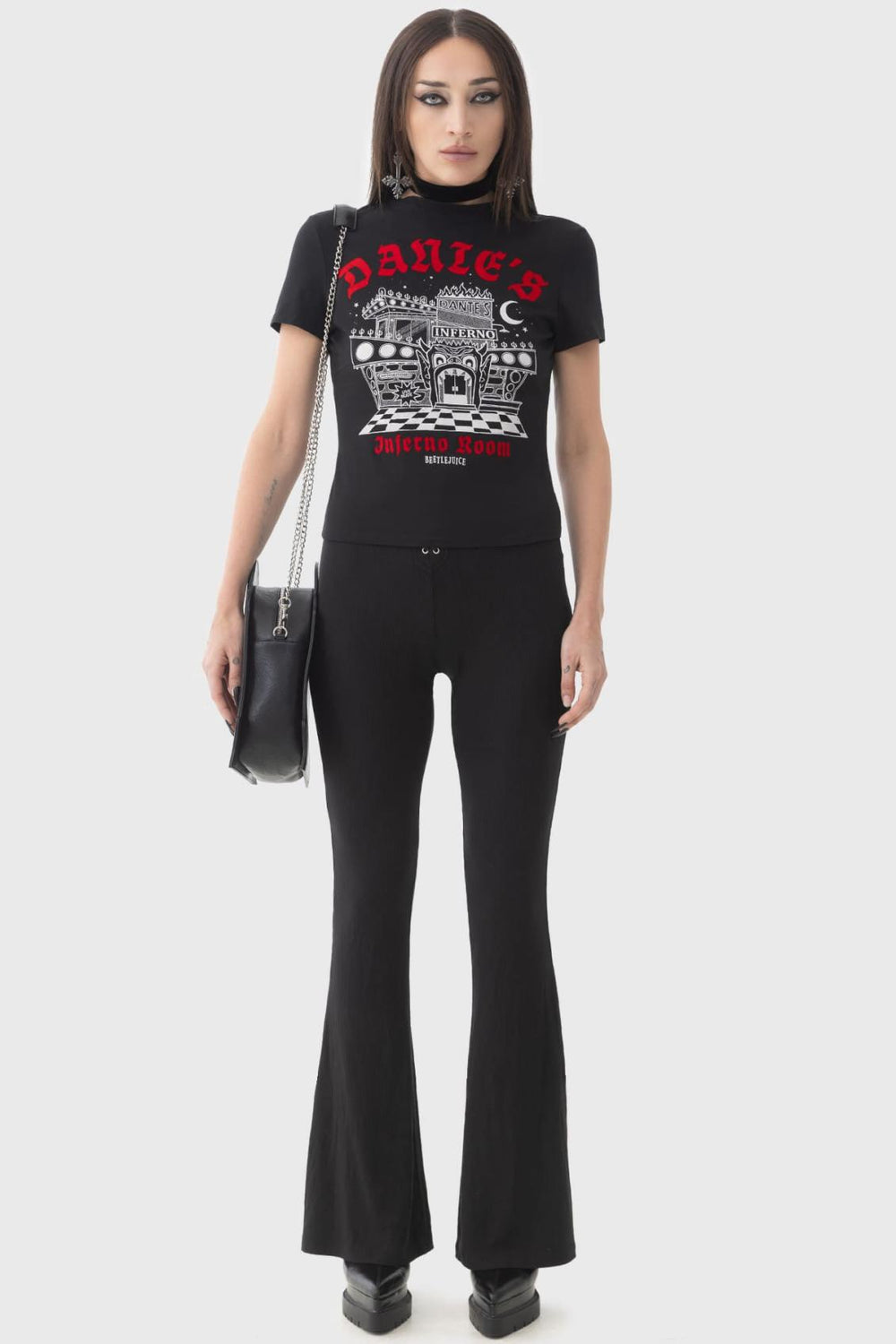 Women T-Shirts &amp; Vests | Killstar Dante&#039;s Inferno Fitted T-Shirt