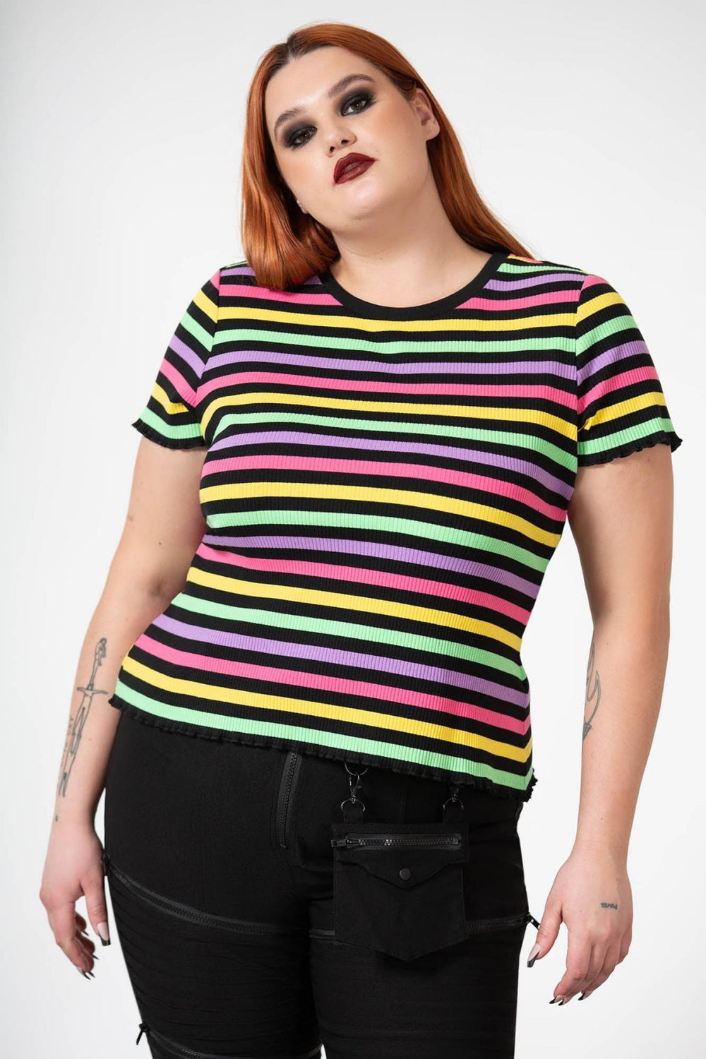 Women T-Shirts &amp; Vests | Killstar Blair Rainbow Top