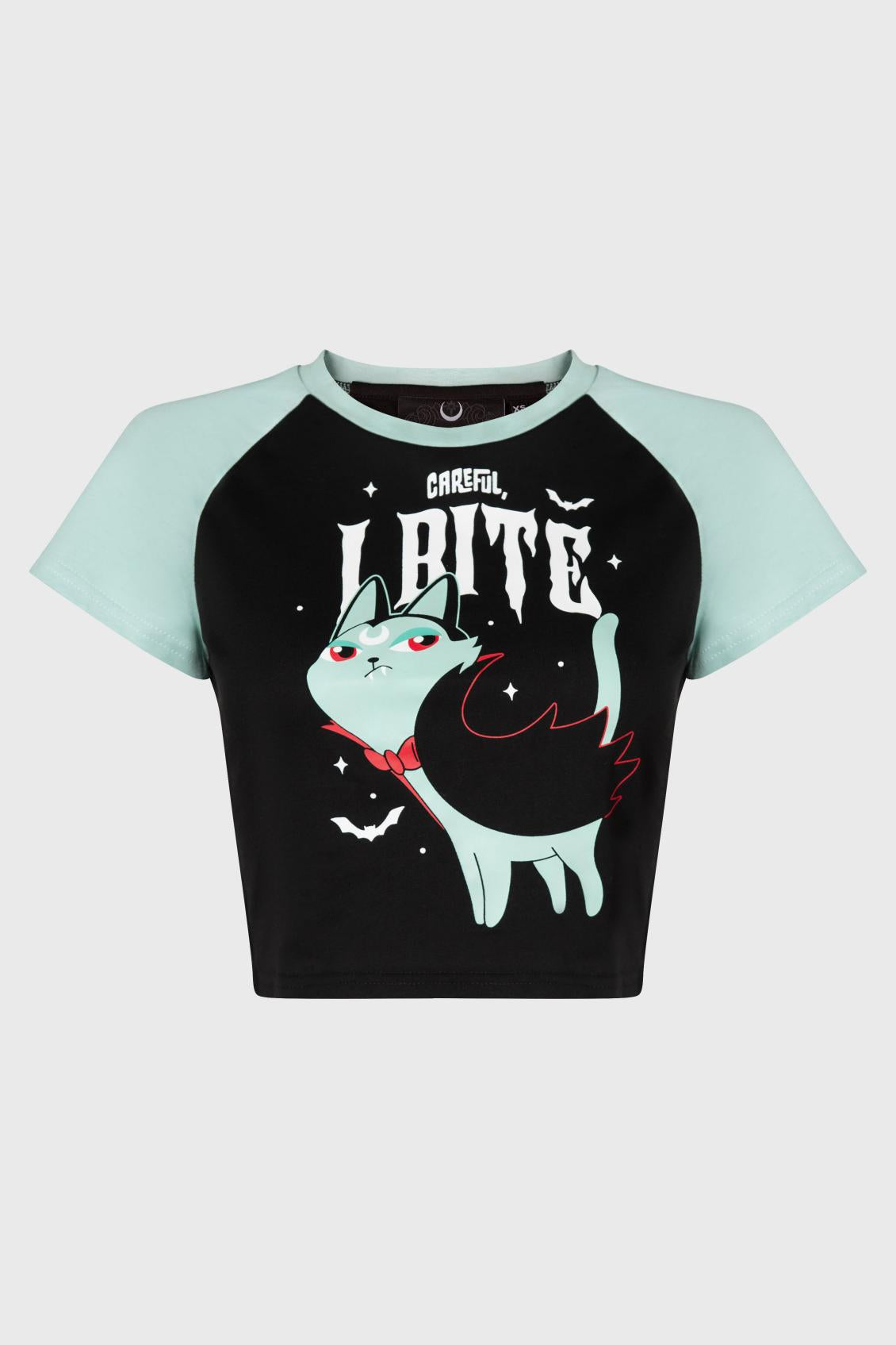 Women T-Shirts &amp; Vests | Killstar Cat Spat Shrunk Tee