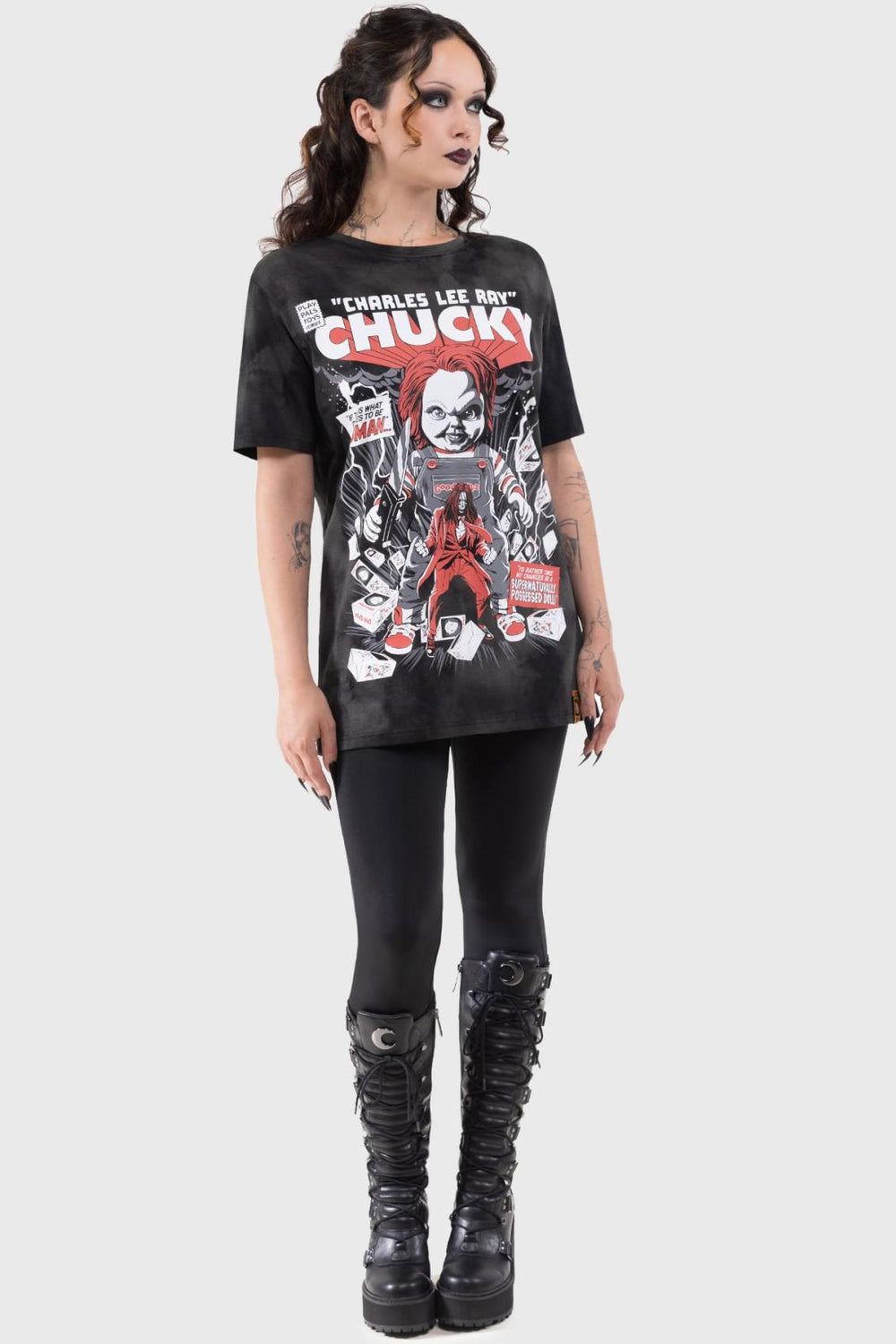 Women T-Shirts &amp; Vests | Killstar Charles Lee Ray T-Shirt
