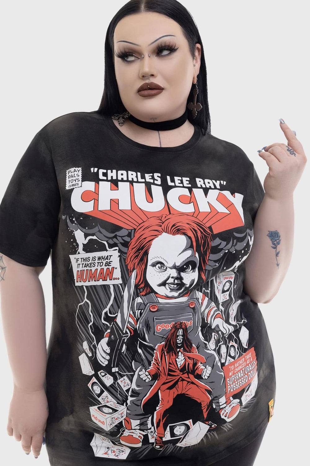 Women T-Shirts &amp; Vests | Killstar Charles Lee Ray T-Shirt
