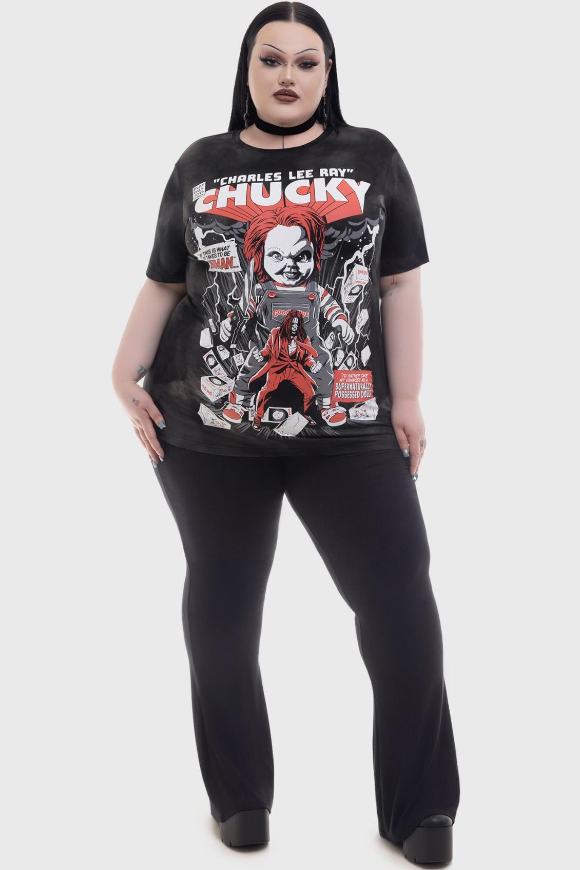Women T-Shirts &amp; Vests | Killstar Charles Lee Ray T-Shirt