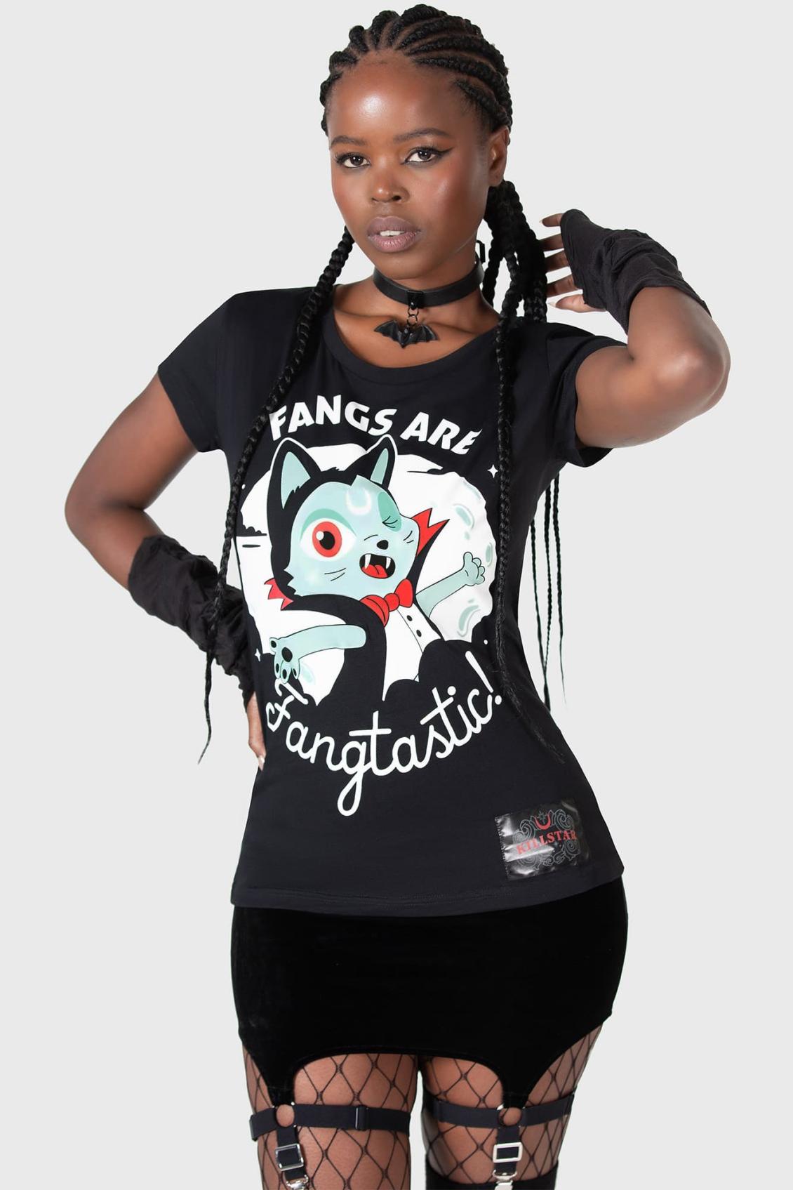 Women T-Shirts &amp; Vests | Killstar Fangtasy Top