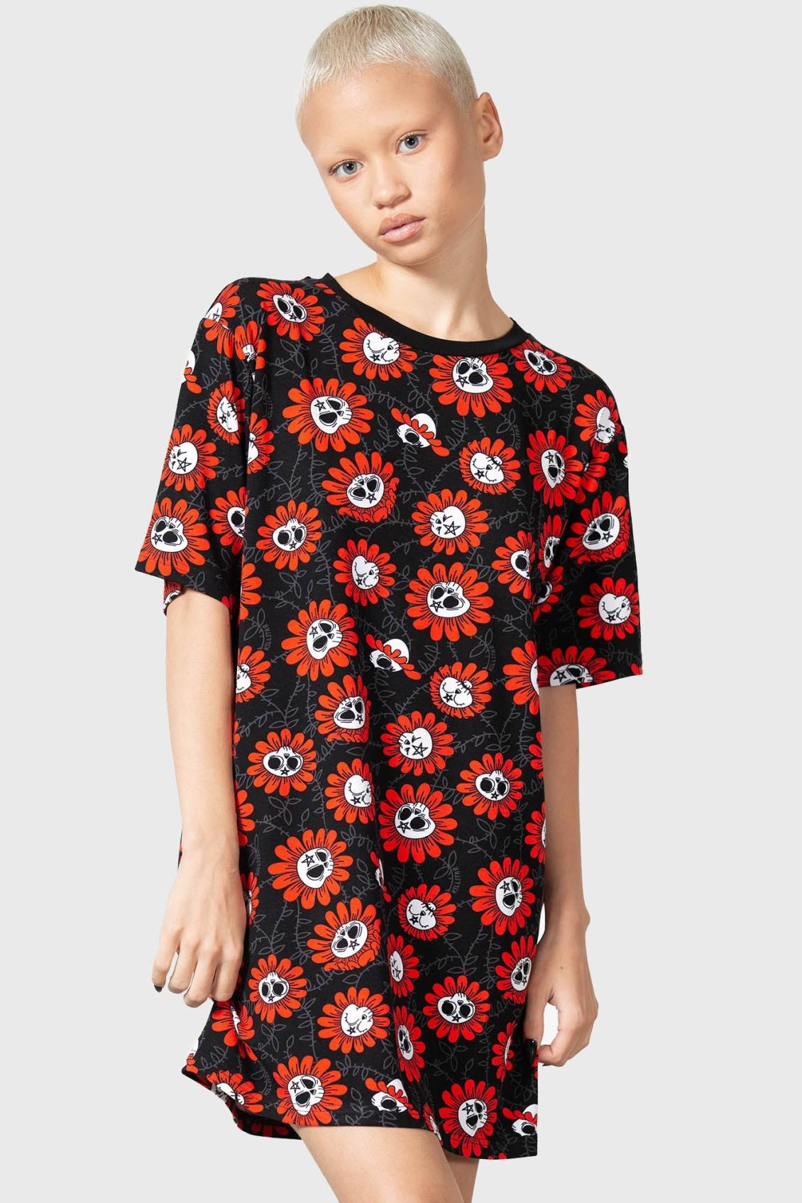 Women T-Shirts &amp; Vests | Killstar Gloom Garden T-Shirt