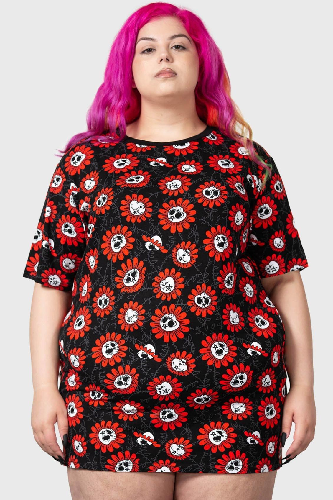 Women T-Shirts &amp; Vests | Killstar Gloom Garden T-Shirt