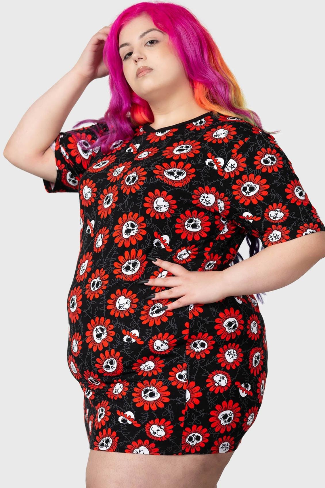 Women T-Shirts &amp; Vests | Killstar Gloom Garden T-Shirt