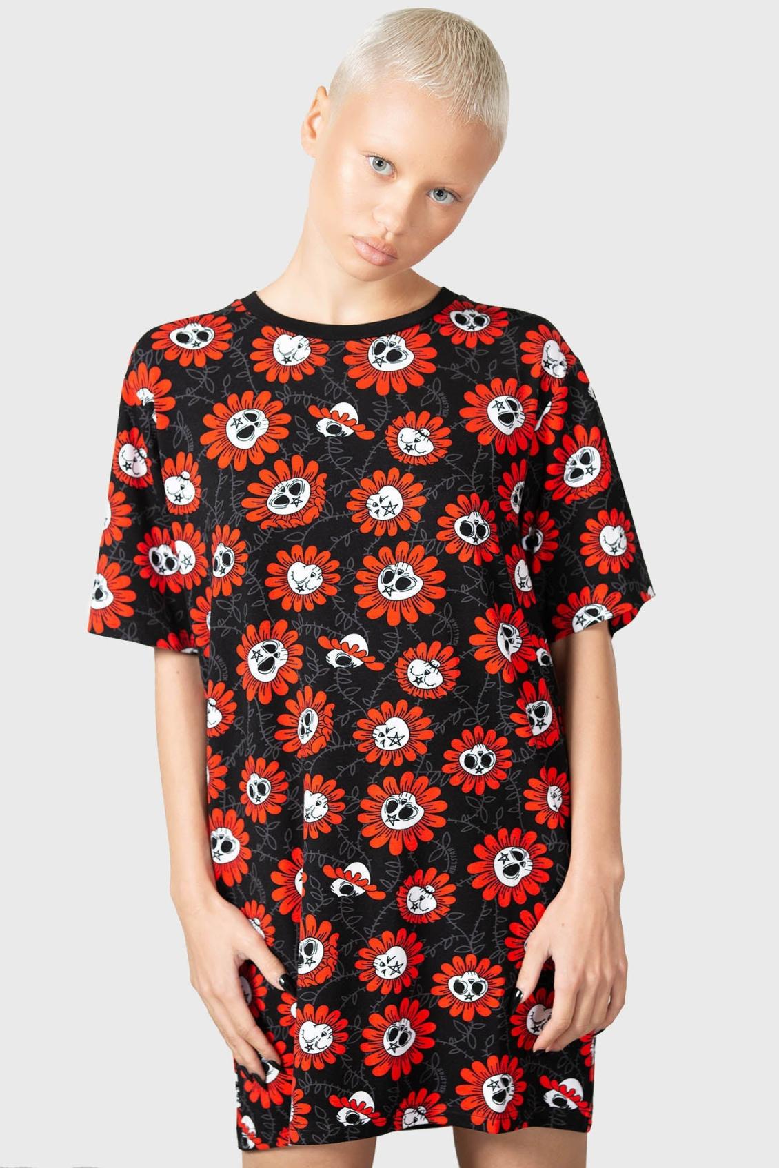 Women T-Shirts &amp; Vests | Killstar Gloom Garden T-Shirt