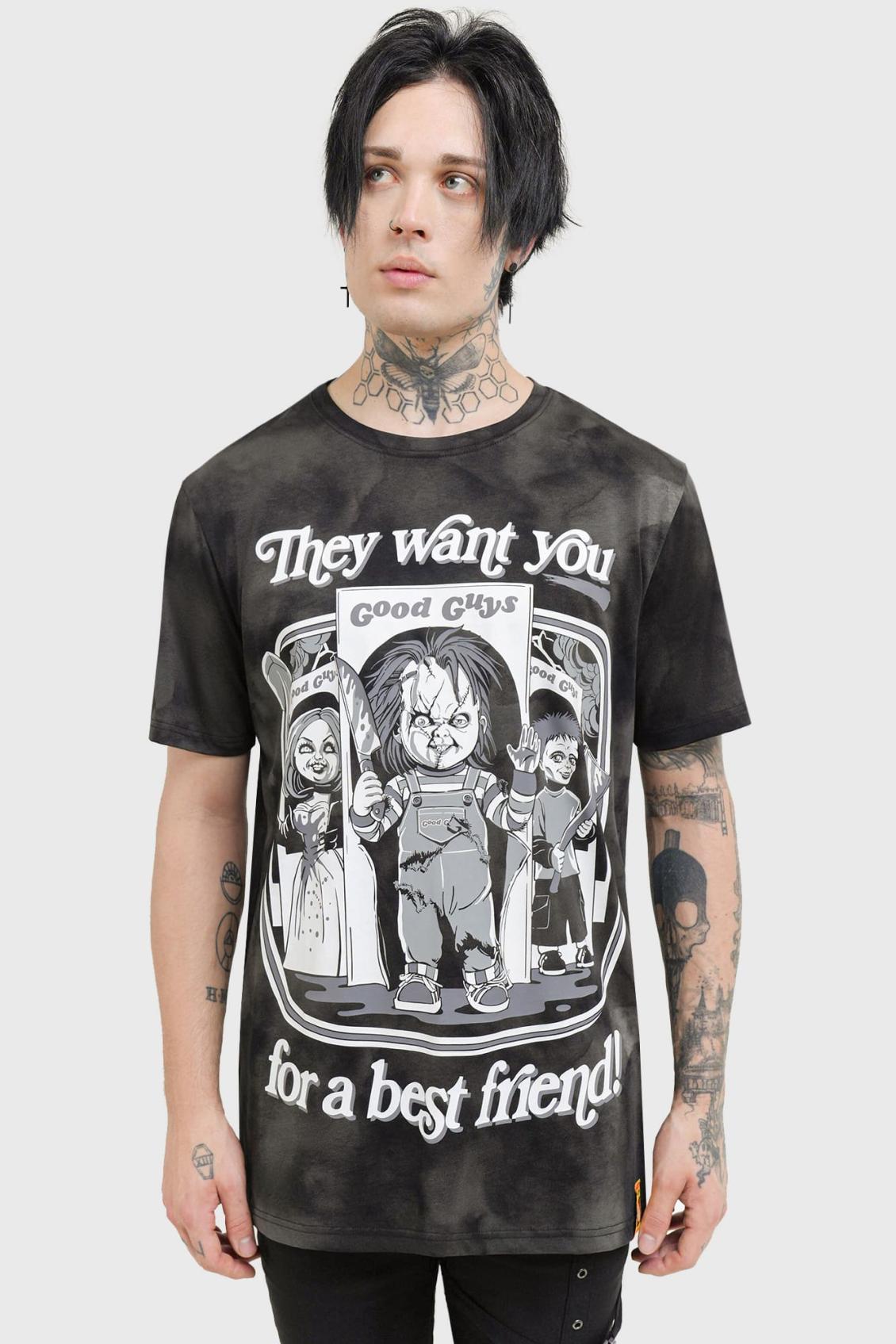 Women T-Shirts &amp; Vests | Killstar Hey There Friend T-Shirt