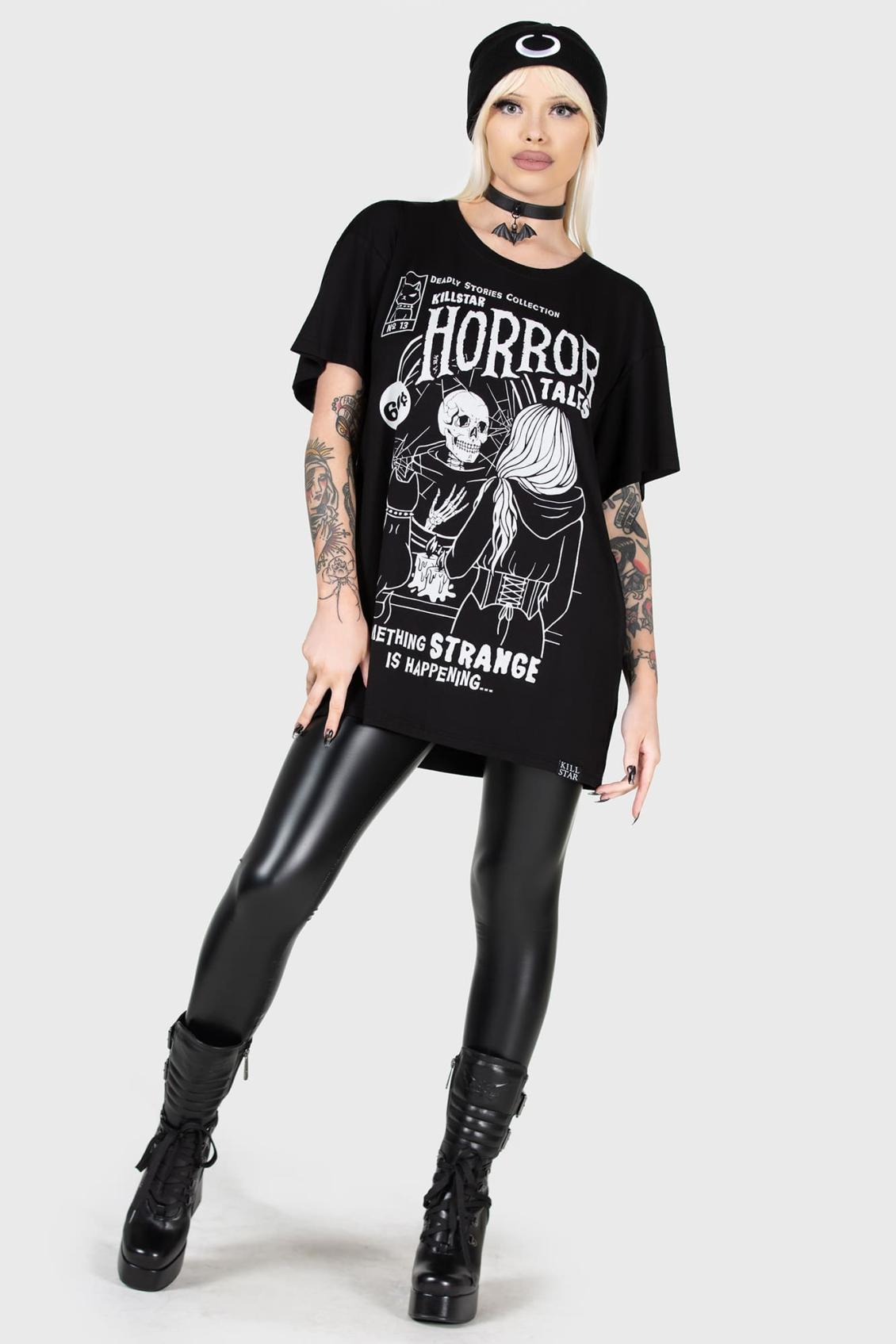 Women T-Shirts &amp; Vests | Killstar Horror Story Relaxed Top