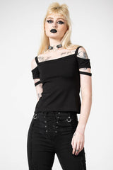 Women T-Shirts &amp; Vests | Killstar Huntly Bardot Top