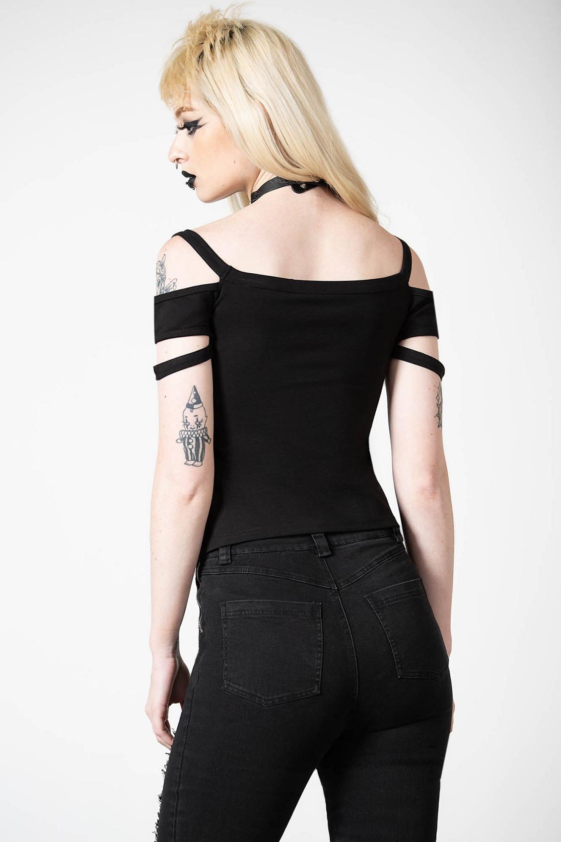Women T-Shirts &amp; Vests | Killstar Huntly Bardot Top