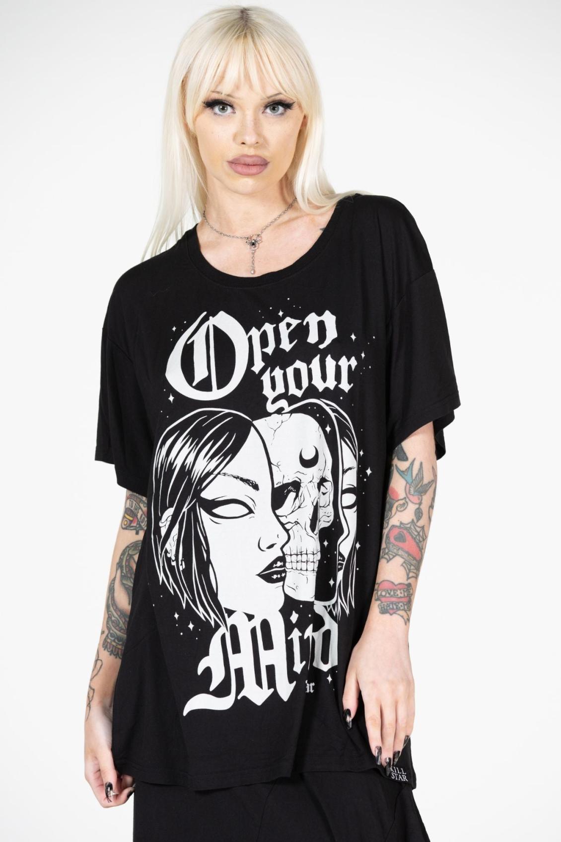 Women T-Shirts &amp; Vests | Killstar Inside Your Mind Relaxed Top