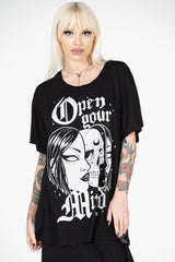 Women T-Shirts &amp; Vests | Killstar Inside Your Mind Relaxed Top