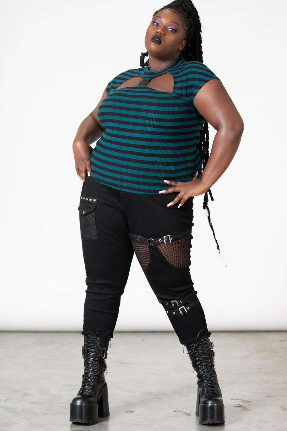 Women T-Shirts &amp; Vests | Killstar Lamia Top [GREEN]