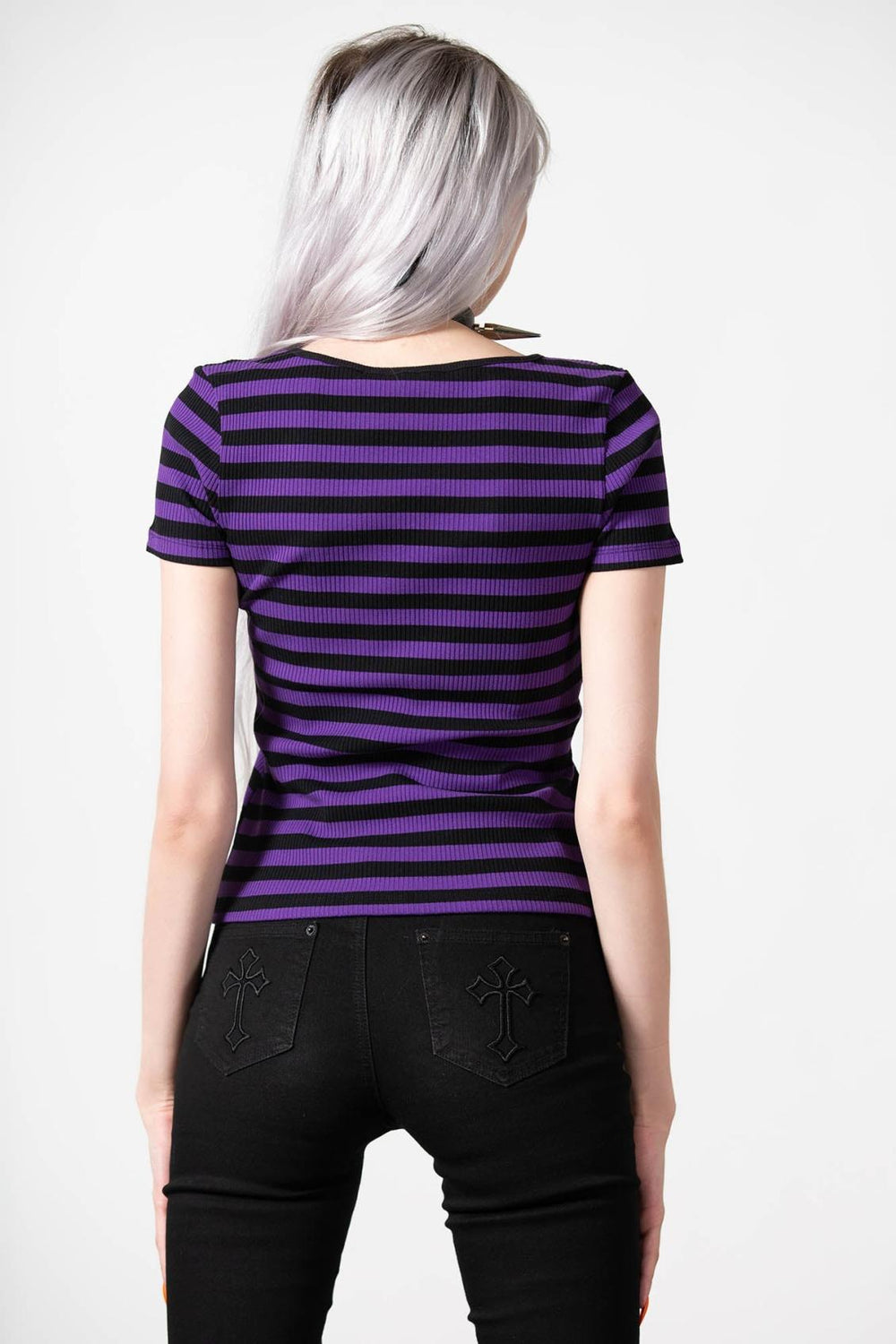 Women T-Shirts &amp; Vests | Killstar Lamia Top [PURPLE]