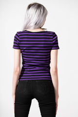 Women T-Shirts &amp; Vests | Killstar Lamia Top [PURPLE]