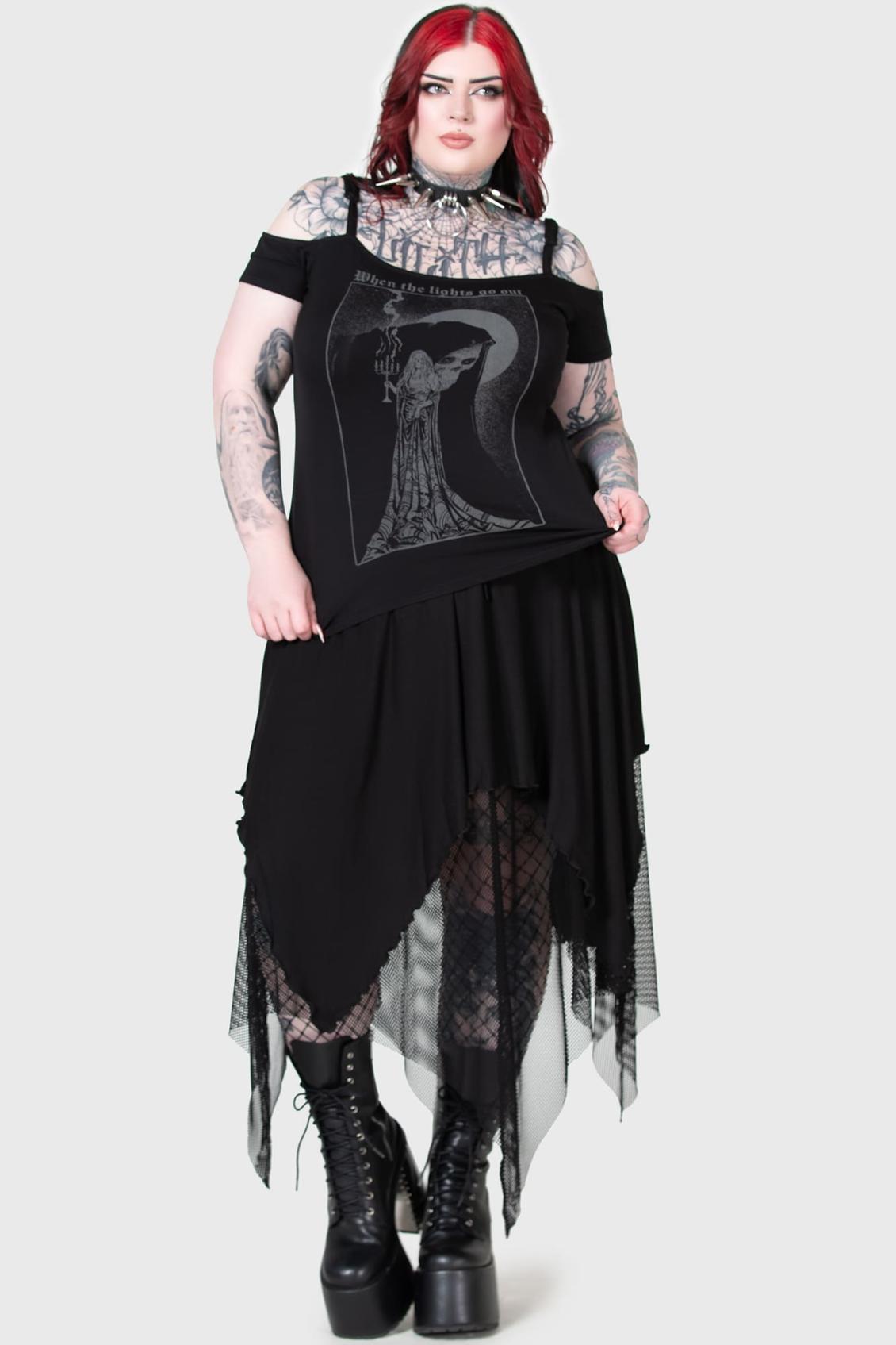 Women T-Shirts &amp; Vests | Killstar Lights Out Top