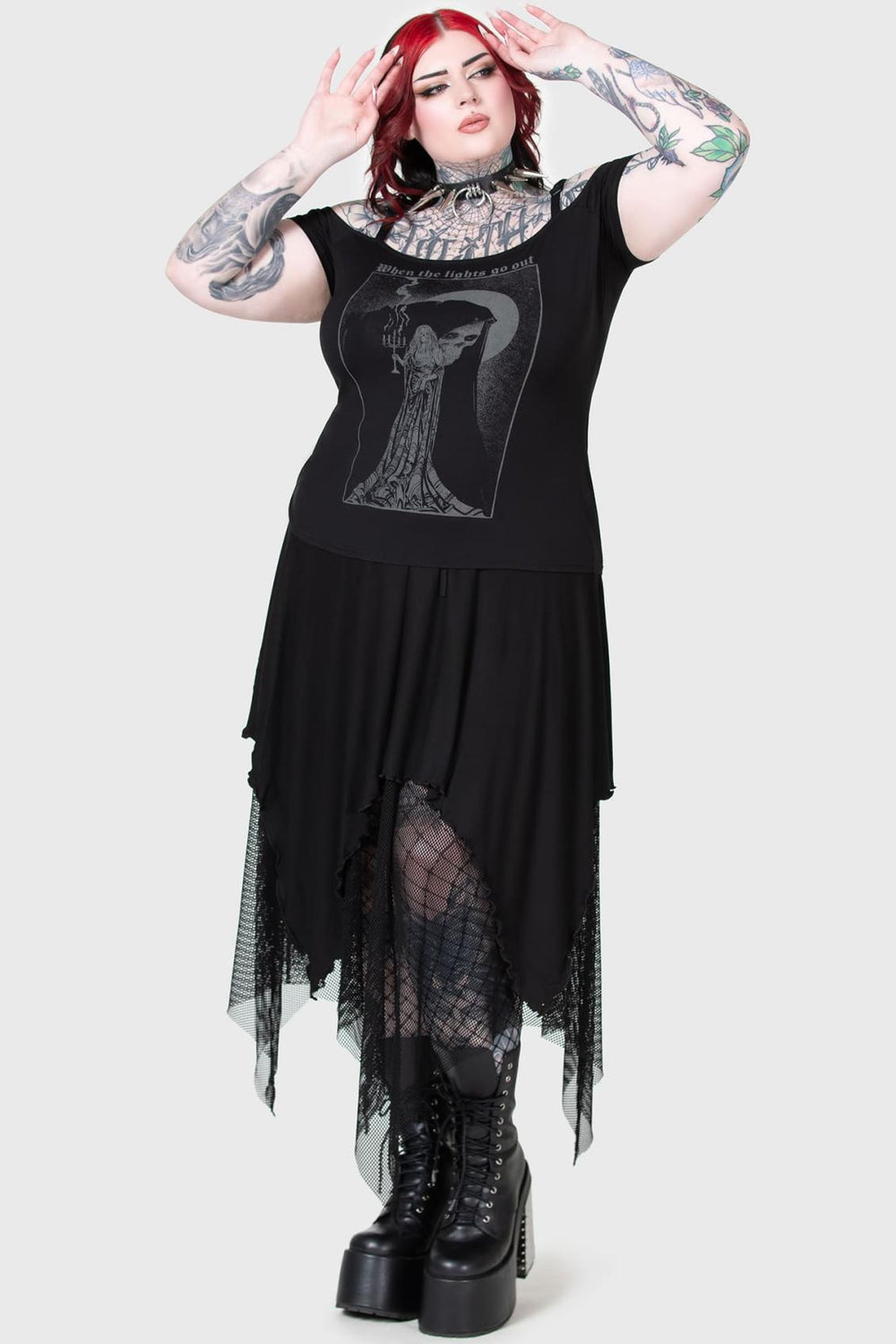 Women T-Shirts &amp; Vests | Killstar Lights Out Top
