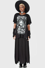 Women T-Shirts &amp; Vests | Killstar Madame Misfortune Relaxed Top