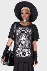 Women T-Shirts &amp; Vests | Killstar Madame Misfortune Relaxed Top