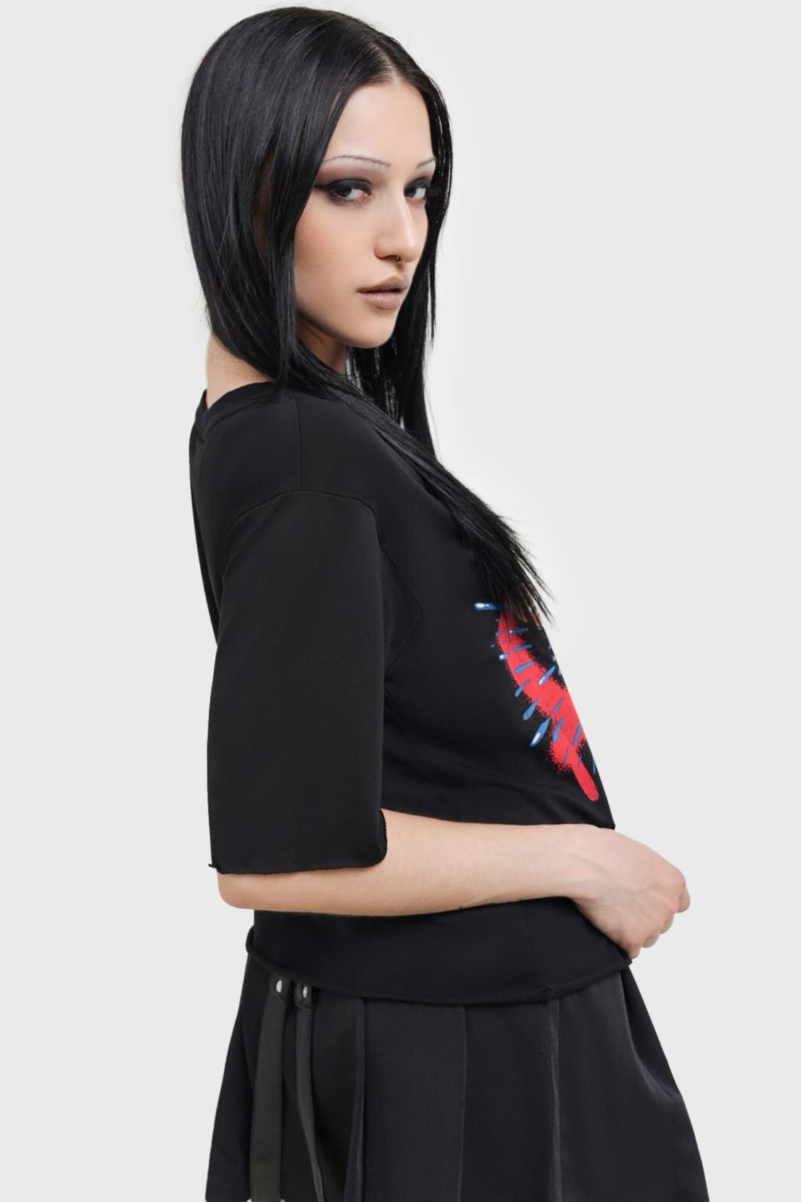 Women T-Shirts &amp; Vests | Killstar No H20 Short Sleeve Top