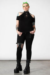 Women T-Shirts &amp; Vests | Killstar No Secrets Cap Sleeve Top