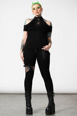 Women T-Shirts &amp; Vests | Killstar No Secrets Cap Sleeve Top