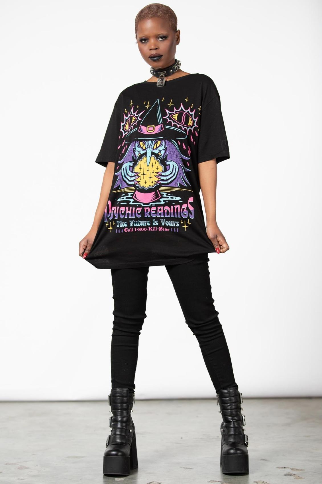 Women T-Shirts &amp; Vests | Killstar Psychic Reading T-Shirt