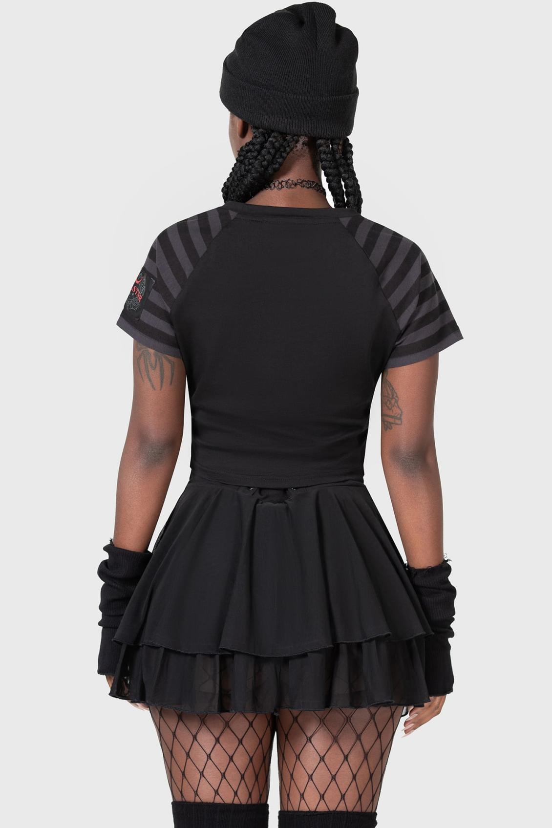 Women T-Shirts &amp; Vests | Killstar Purrrfect Pairing Shrunk Tee