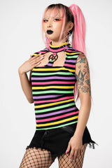 Women T-Shirts &amp; Vests | Killstar Rainbow Warrior Top
