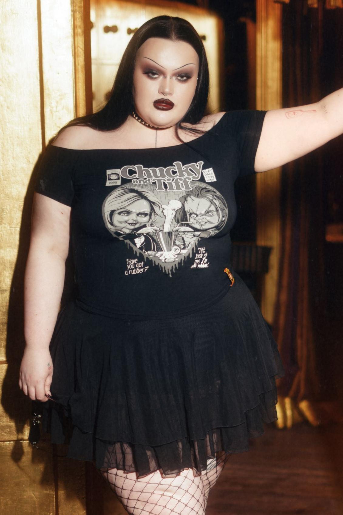 Women T-Shirts &amp; Vests | Killstar Til Death Do Us Part Bardot Top