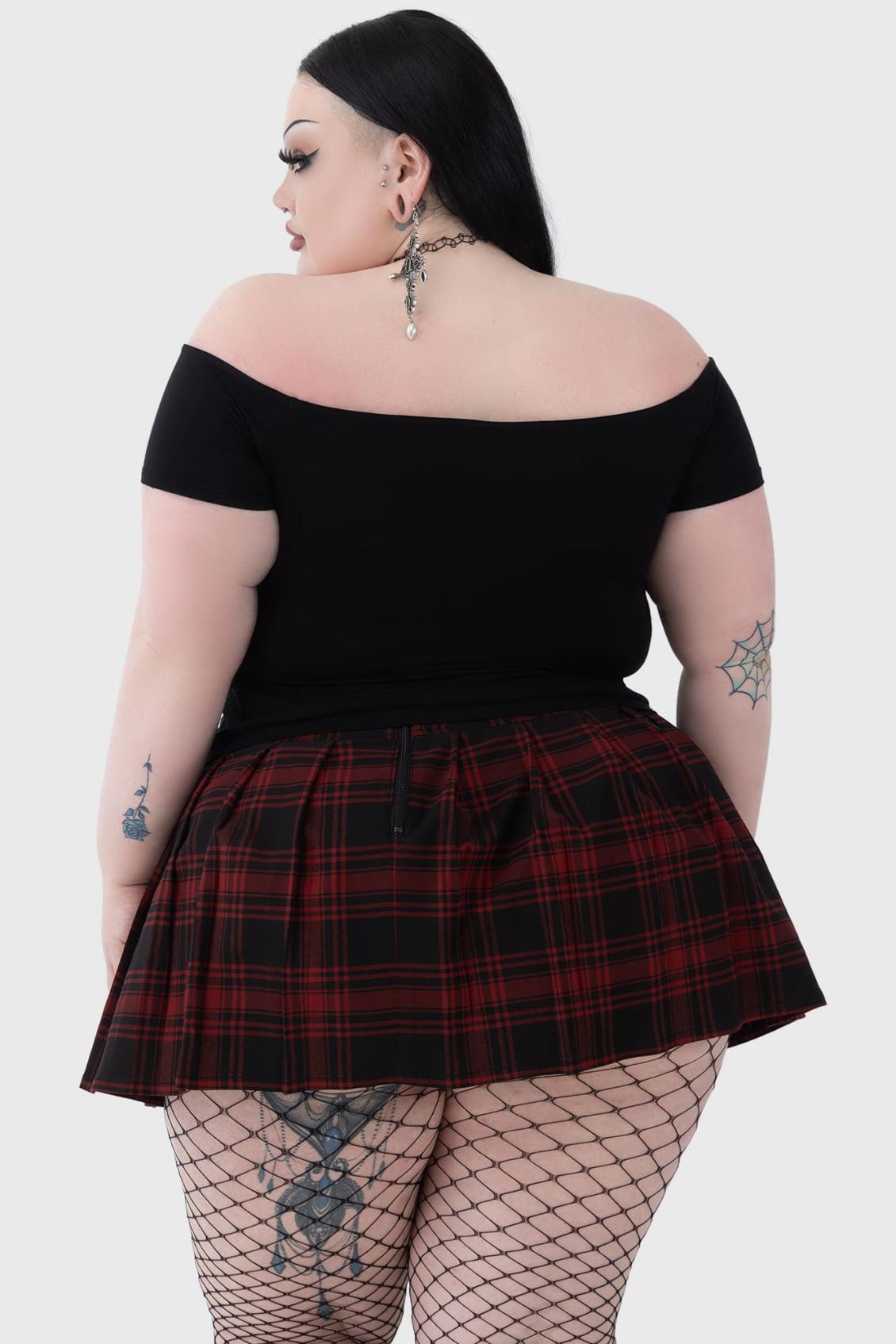 Women T-Shirts &amp; Vests | Killstar Til Death Do Us Part Bardot Top