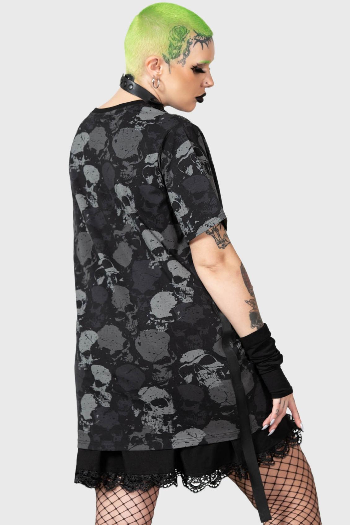 Women T-Shirts &amp; Vests | Killstar Tzompantli T Shirt