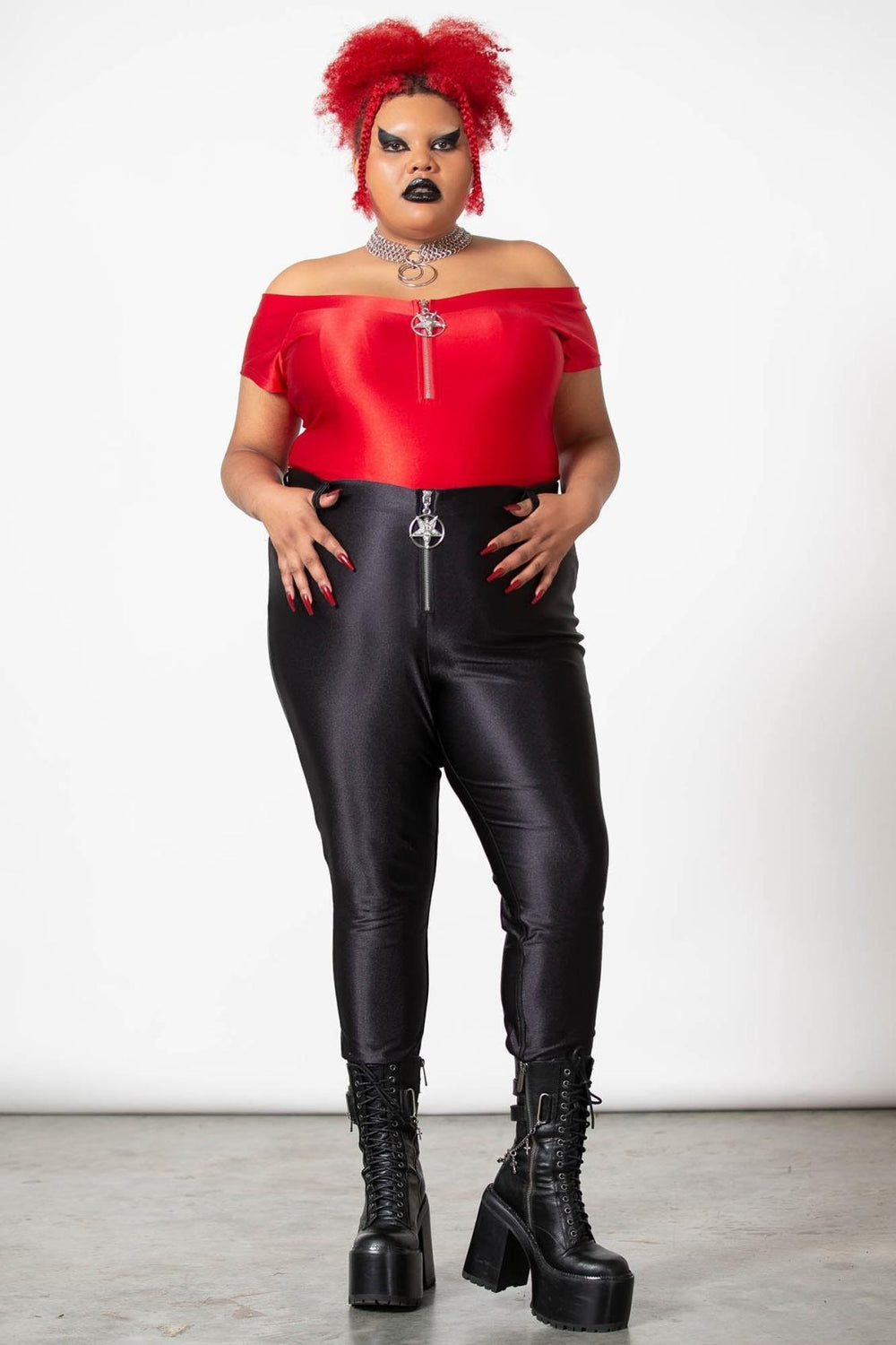 Women T-Shirts &amp; Vests | Killstar Vervain Top [SCARLET]