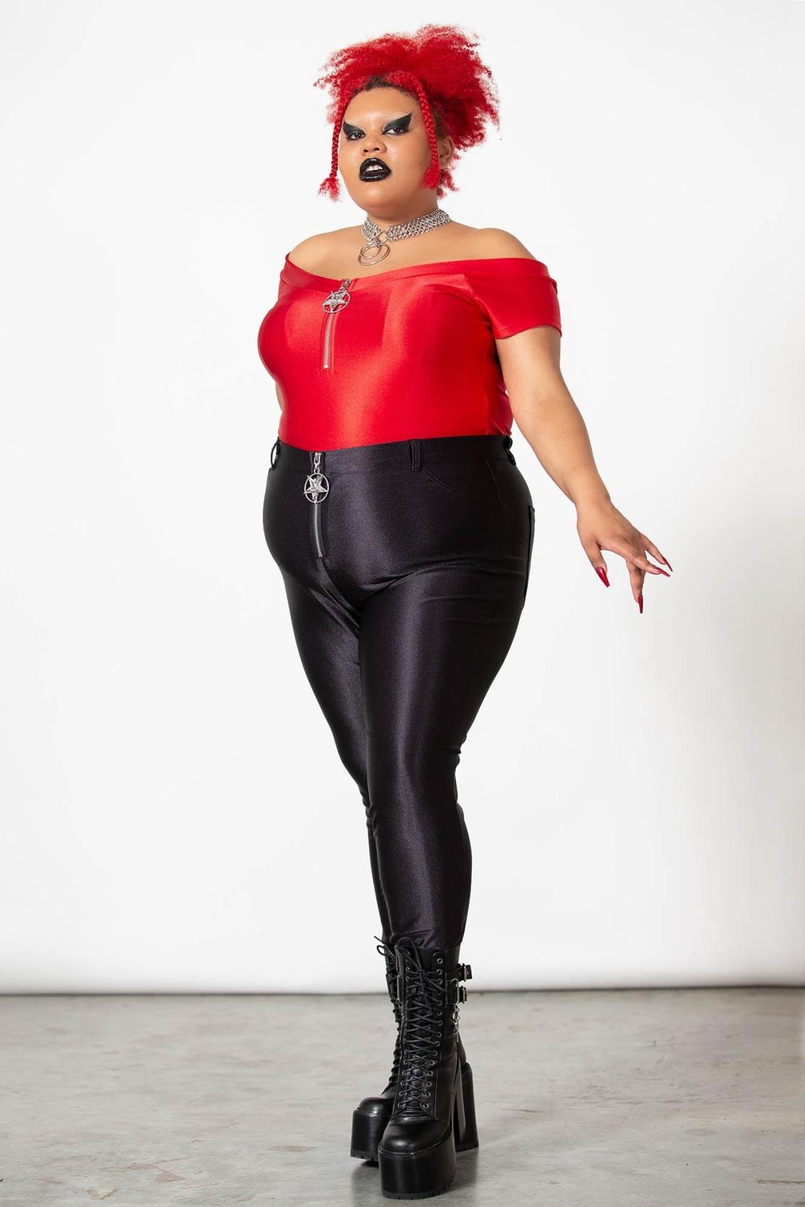 Women T-Shirts &amp; Vests | Killstar Vervain Top [SCARLET]