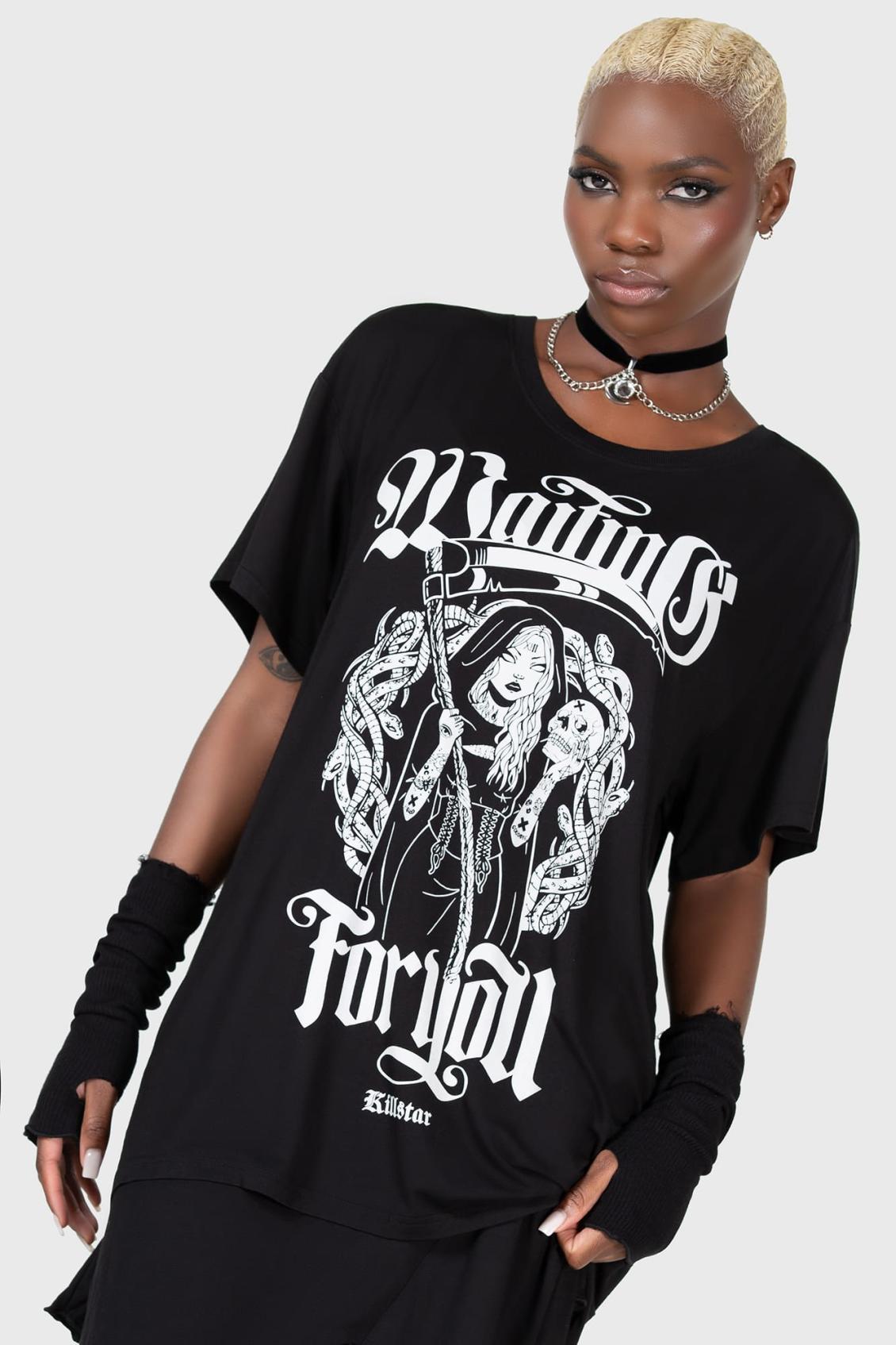 Women T-Shirts &amp; Vests | Killstar Waiting For You Relaxed Top