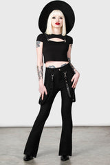 Women Trousers &amp; Jeans | Killstar Cutout Bondage Trousers