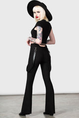 Women Trousers &amp; Jeans | Killstar Cutout Bondage Trousers