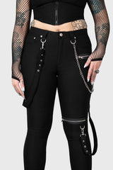 Women Trousers &amp; Jeans | Killstar The Rave Skinny Trousers