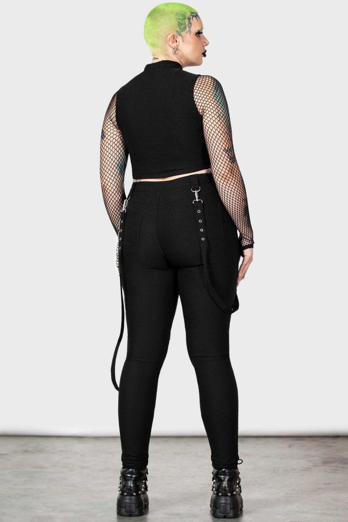 Women Trousers &amp; Jeans | Killstar The Rave Skinny Trousers